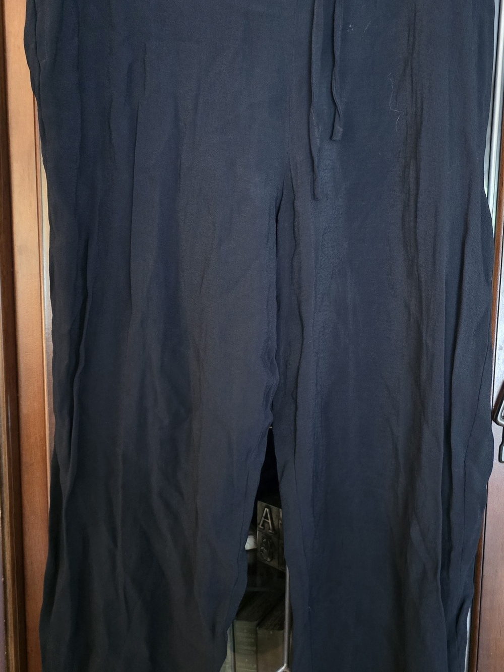 Chico's Navy Cropped Ankle Pants
